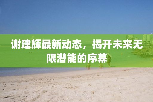 謝建輝最新動(dòng)態(tài)，揭開(kāi)未來(lái)無(wú)限潛能的序幕