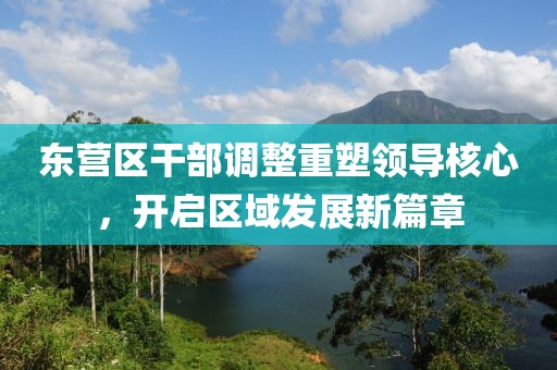 東營(yíng)區(qū)干部調(diào)整重塑領(lǐng)導(dǎo)核心，開(kāi)啟區(qū)域發(fā)展新篇章