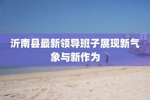 沂南縣最新領(lǐng)導(dǎo)班子展現(xiàn)新氣象與新作為