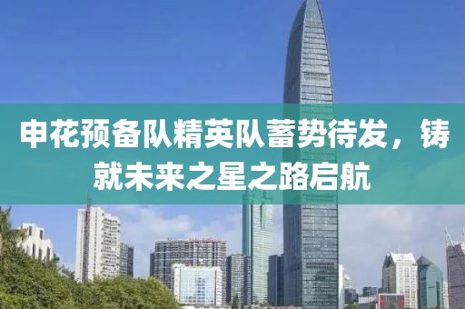 申花預(yù)備隊精英隊蓄勢待發(fā)，鑄就未來之星之路啟航