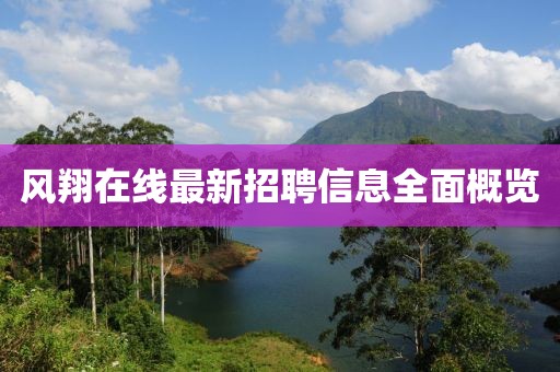 風翔在線最新招聘信息全面概覽