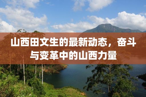 山西田文生的最新動態(tài)，奮斗與變革中的山西力量