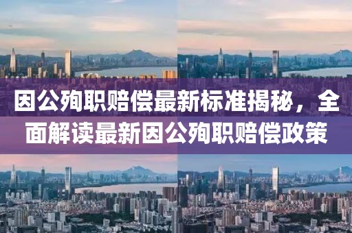 因公殉職賠償最新標準揭秘，全面解讀最新因公殉職賠償政策