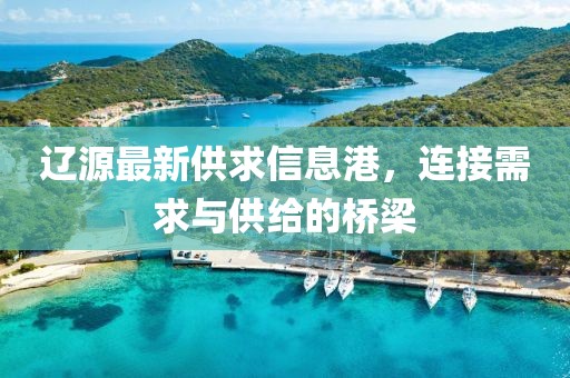 遼源最新供求信息港，連接需求與供給的橋梁