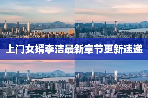 上門女婿李潔最新章節(jié)更新速遞