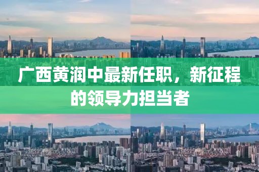 廣西黃潤(rùn)中最新任職，新征程的領(lǐng)導(dǎo)力擔(dān)當(dāng)者