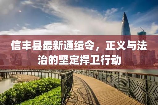 信豐縣最新通緝令，正義與法治的堅(jiān)定捍衛(wèi)行動(dòng)