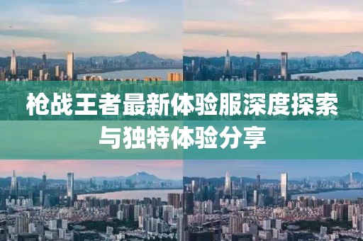槍戰(zhàn)王者最新體驗(yàn)服深度探索與獨(dú)特體驗(yàn)分享