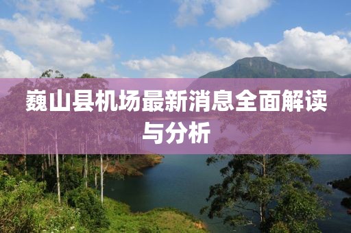 巍山縣機場最新消息全面解讀與分析