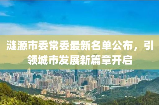 漣源市委常委最新名單公布，引領城市發(fā)展新篇章開啟