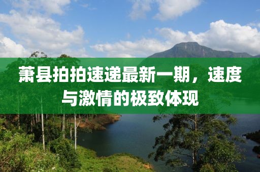 蕭縣拍拍速遞最新一期，速度與激情的極致體現(xiàn)