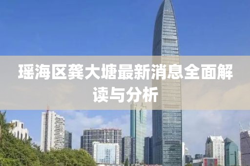 瑤海區(qū)龔大塘最新消息全面解讀與分析