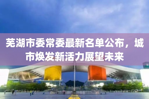 蕪湖市委常委最新名單公布，城市煥發(fā)新活力展望未來(lái)