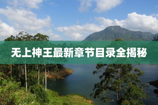 無上神王最新章節(jié)目錄全揭秘