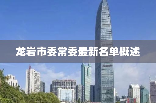 龍巖市委常委最新名單概述